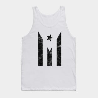 Bandera Negra de Puerto Rico Resiste Boricua Puerto Rican Black Flag Tank Top